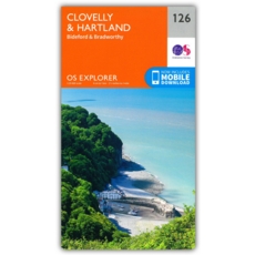 MAP,O/S Clovelly & Hartland Explorer 2.5in